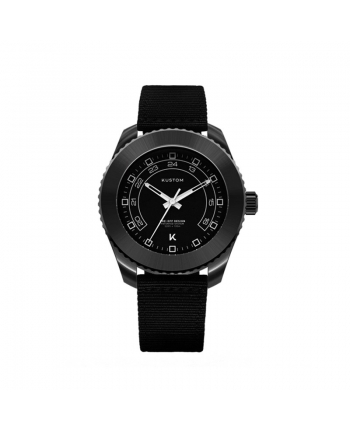 Orologio  Personalizzabile Uomo Kustom Watches 41 mm Total Black Cinturino Nylon