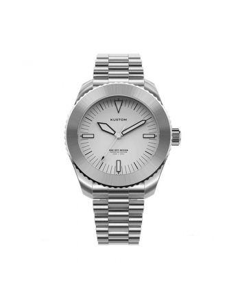 Orologio  Personalizzabile Uomo Kustom Watches 41 mm Acciaio Inox Silver