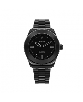 Orologio  Personalizzabile Uomo Kustom Watches 41 mm Acciaio Inox Total Black
